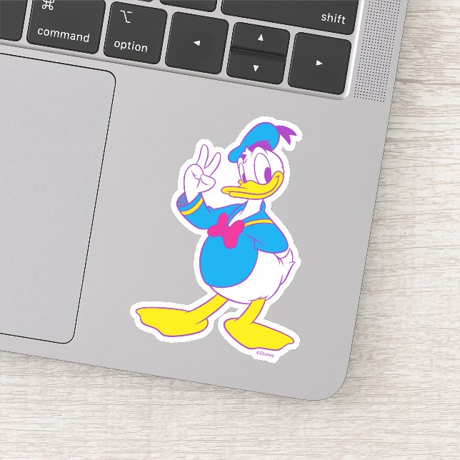 Donald Duck Peace Sign (Detail)