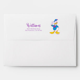 Donald Duck Peace Sign Envelope