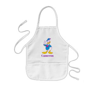 Donald Duck Peace Sign Kids Apron