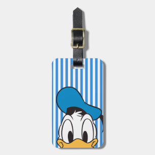 Donald Duck   Peek-a-Boo Luggage Tag