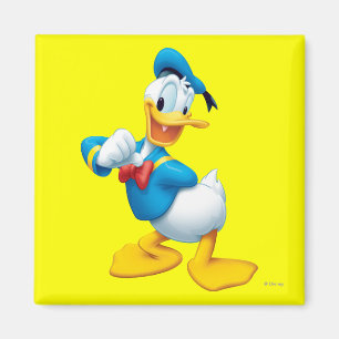 Donald Duck Posing Magnet