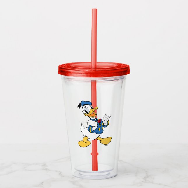 Donald Duck | Proud Pose Acrylic Tumbler (Front)