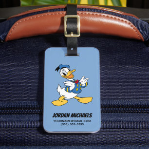 Donald Duck   Proud Pose Luggage Tag