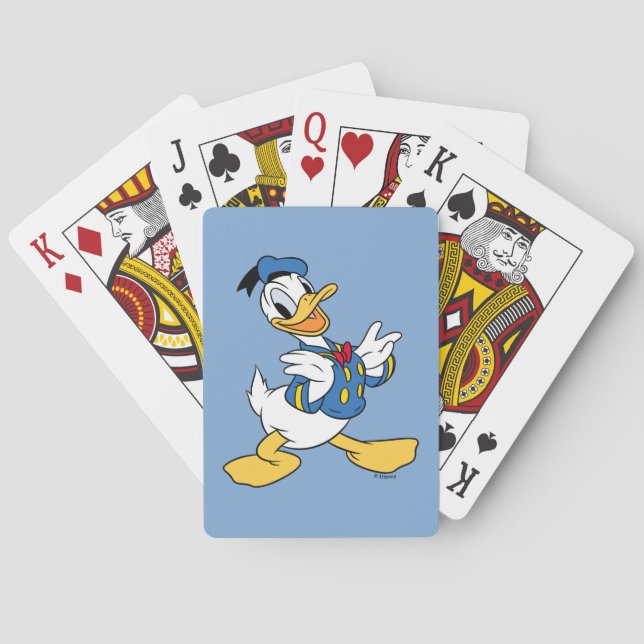 Donald Duck | Proud Pose Playing Cards (Back)