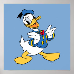Donald Duck   Proud Pose Poster