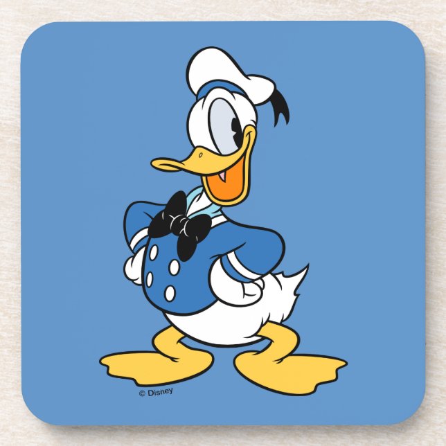 Donald Duck Smile Coaster (Front)