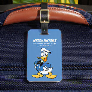 Donald Duck Smile Luggage Tag