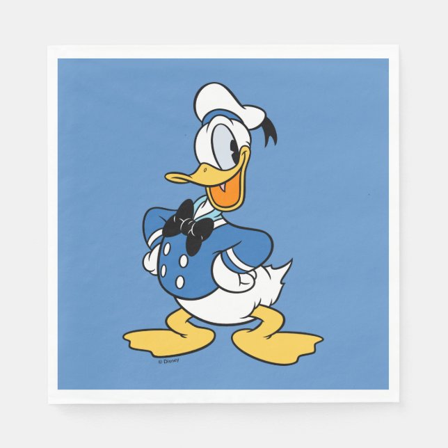 Donald Duck Smile Napkin (Front)
