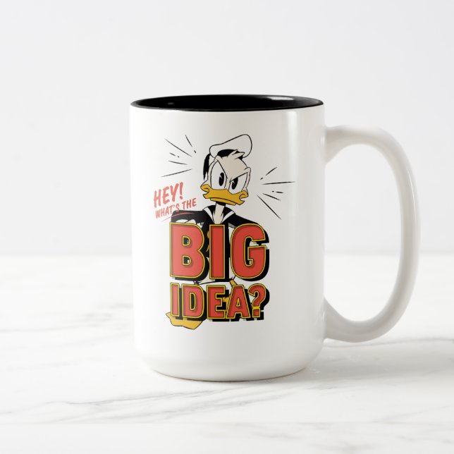 Donald Duck | What's The Big Idea? Two-Tone Coffee Mug (Right)
