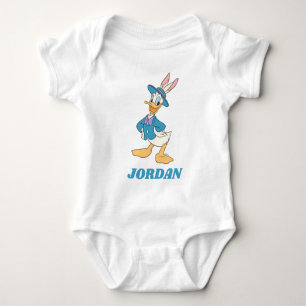 Donald Duck with Easter Bunny Ears Baby Bodysuit