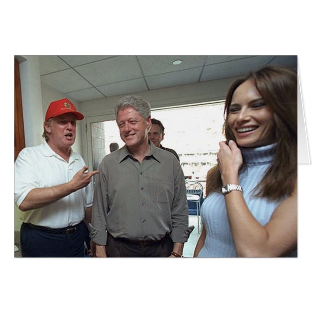Donald et atout et Bill Clinton de Melania (Devant horizontal)