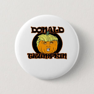 Donald Halloween Costume Trumpkin 2 Inch Round Button