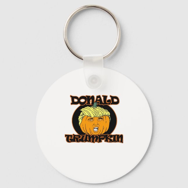 Donald  Halloween Costume Trumpkin Keychain (Front)