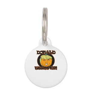 Donald Halloween Costume Trumpkin Pet Tag