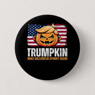 Donald Halloween - Trumpkin Make Halloween Spooky  2 Inch Round Button