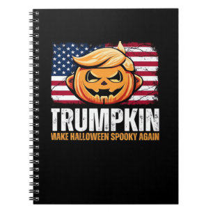 Donald Halloween - Trumpkin Make Halloween Spooky  Notebook