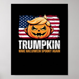 Donald Halloween - Trumpkin Make Halloween Spooky  Poster