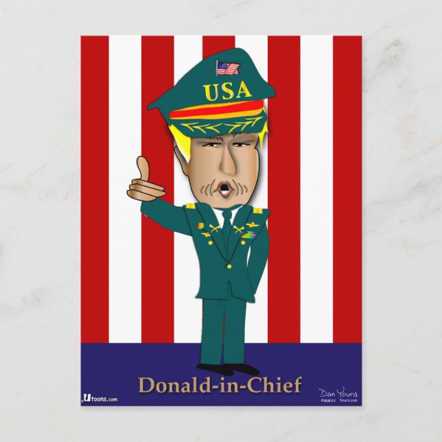Donald-In-Chief Postcard (Front)