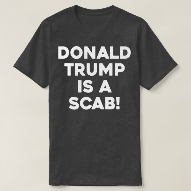 DONALD IS A SCAB Kids TShirt (Design Front)