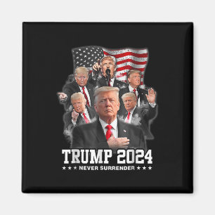 Donald J Trump 2024 Never Surrender 1  Magnet