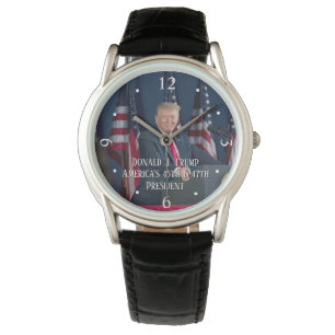 Donald J. Trump 45th and 47th President Keepsake Watch
