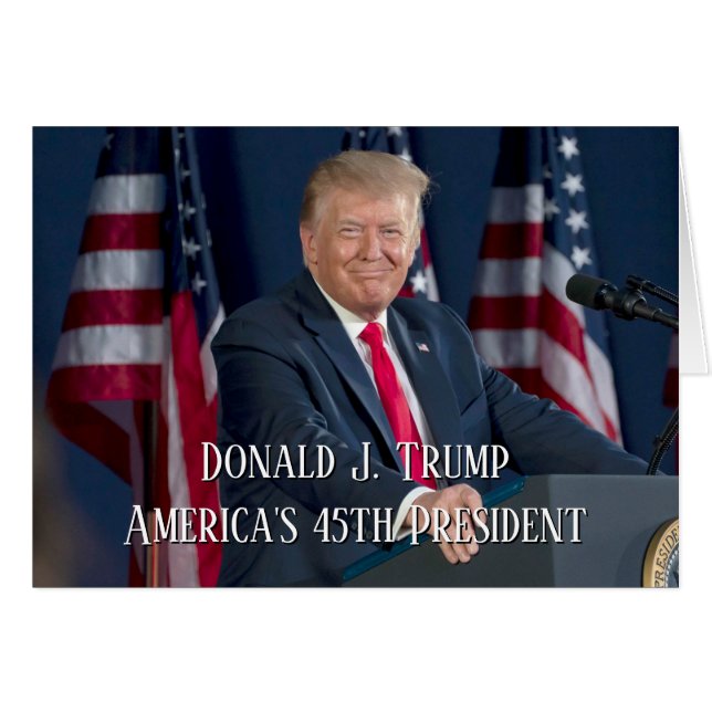 Donald J. Trump 45th President Keepsake (Front Horizontal)
