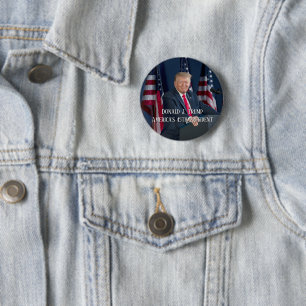 Donald J. Trump 45th President Keepsake 2 Inch Round Button