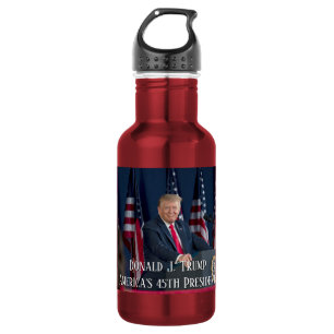Donald J. Trump 45th President Keepsake 532 Ml Water Bottle
