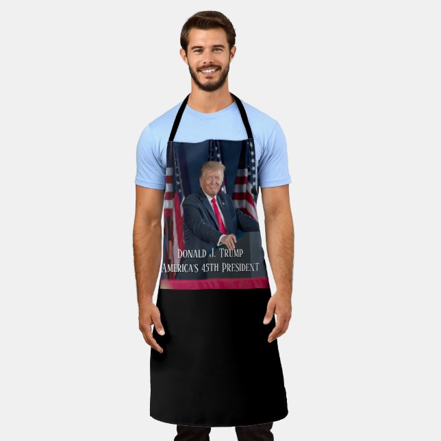 Donald J. Trump 45th President Keepsake Apron (Worn)