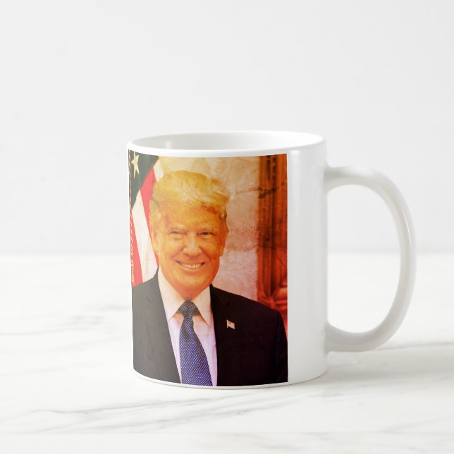 Donald J. Trump, 45th President of USA Coffee Mug (Right)