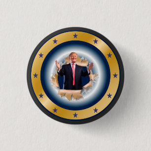 Donald J. Trump ~ Breaking Through ~ 11/3/2020 ~ 1 Inch Round Button