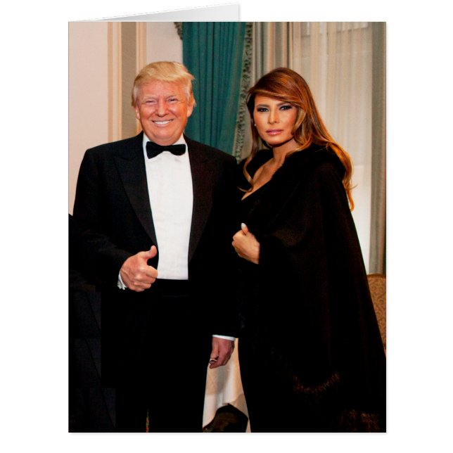 Donald & Melania Trump (Devant)