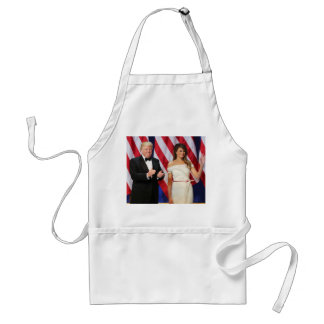 Donald & Melania Trump At Inauguration Standard Apron