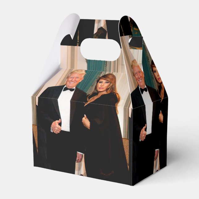 Donald & Melania Trump Favor Box (Front Side)