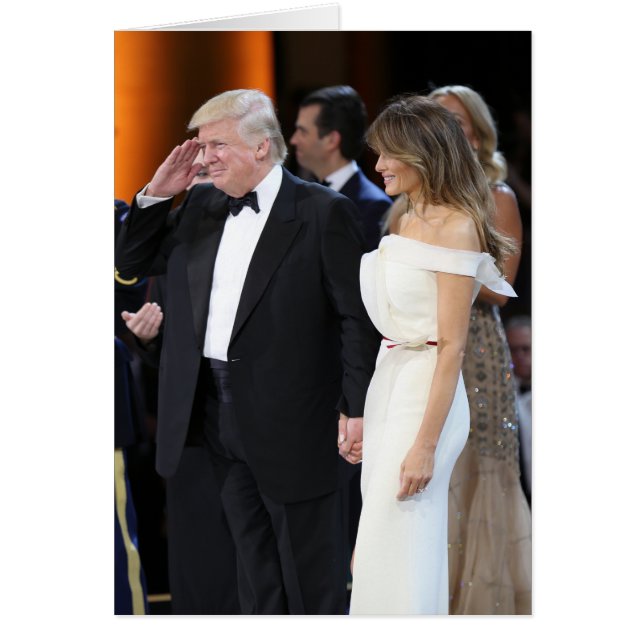 Donald & Melania Trump On Inauguration Day (Front)