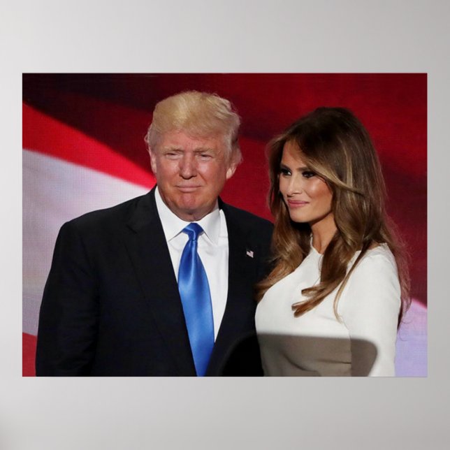 DONALD & MELANIA TRUMP POSTER (Front)