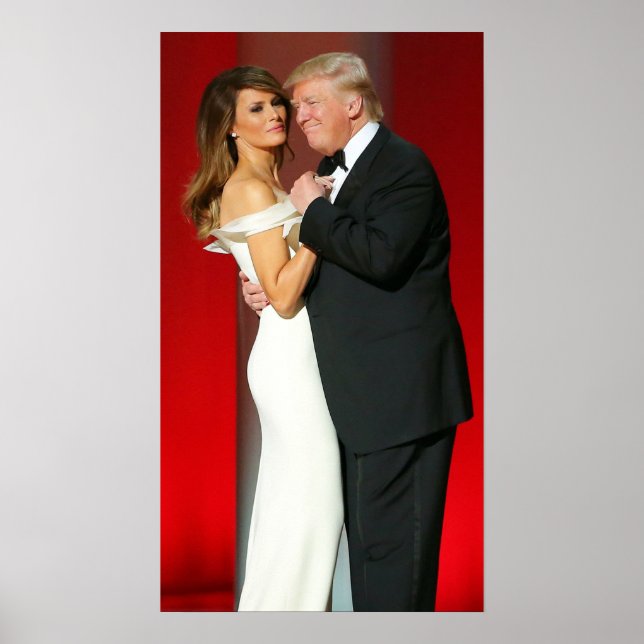 Donald & Melania Trump & The Liberty Ball Poster (Front)