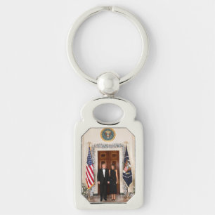 Donald & Melania Trump's Christmas White House Keychain