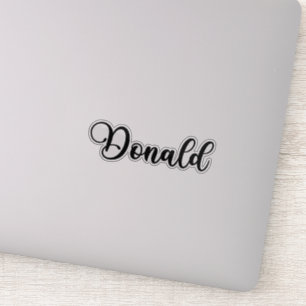 Donald Name - Handwritten Calligraphy