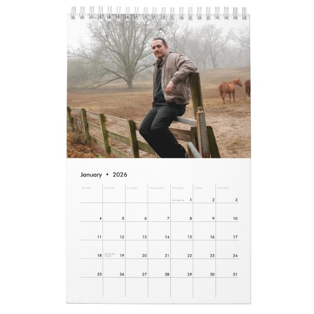 Donald Norris Jr Farm Calendar (Jan 2026)