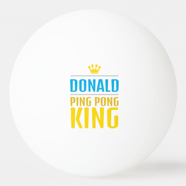 Donald Ping Pong Ball (Front)