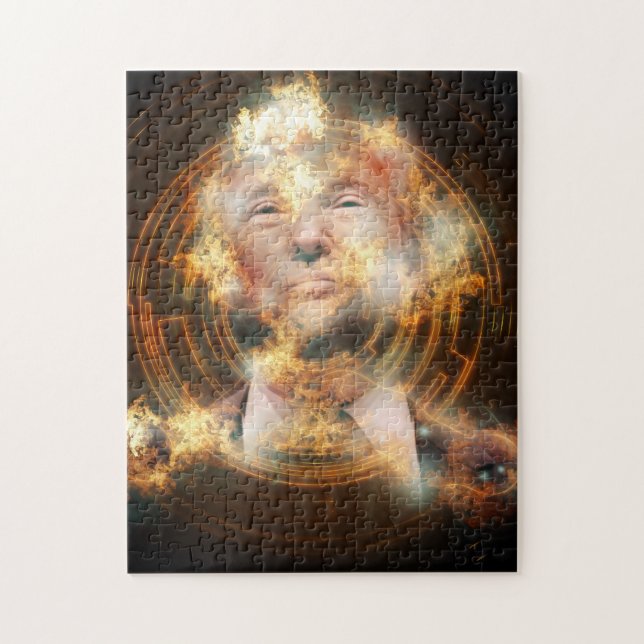 Donald Trump 11x14 Photo Puzzle with Gift Box (Vertical)