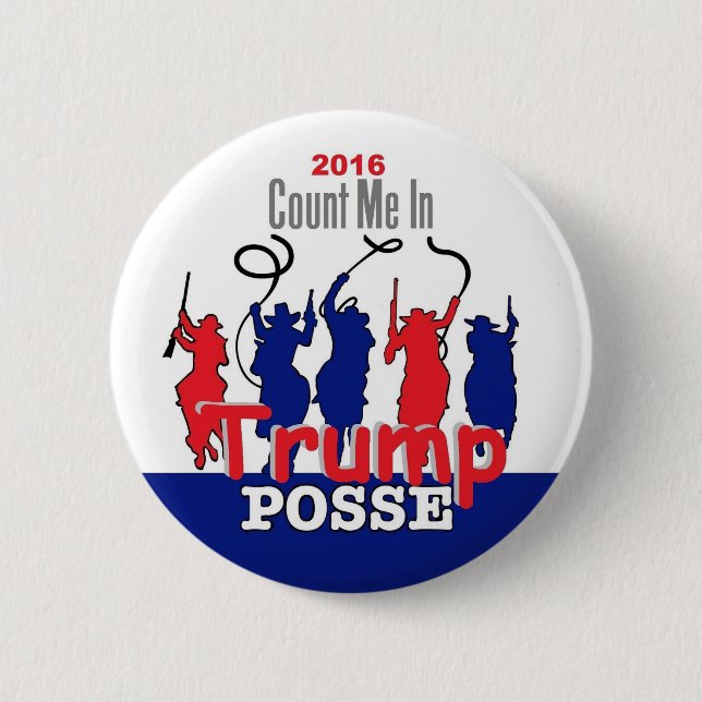 Donald TRUMP 2016 2 Inch Round Button (Front)