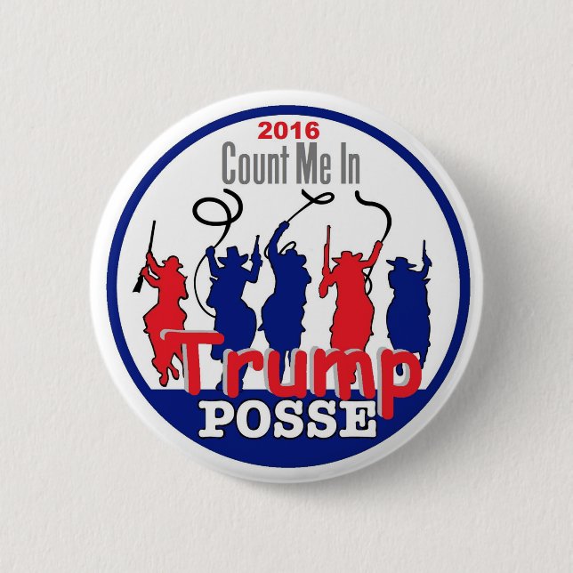 Donald TRUMP 2016 2 Inch Round Button (Front)