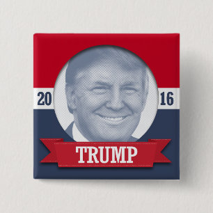 Donald Trump 2016 2 Inch Square Button