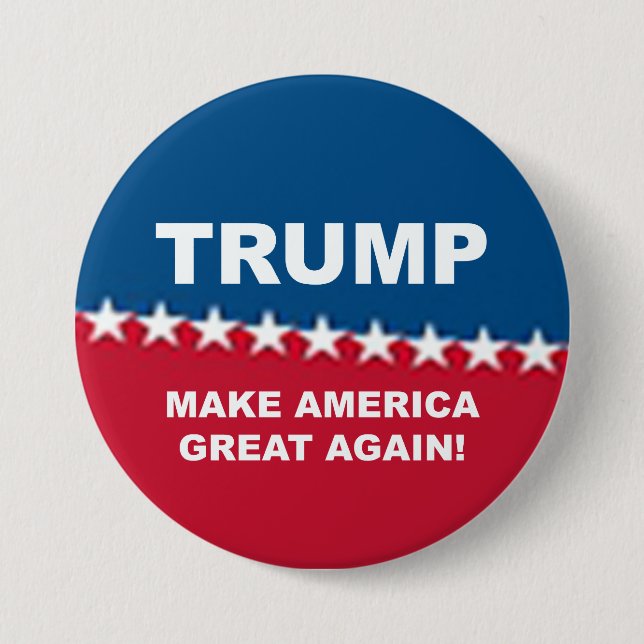 Donald Trump 2016 3 Inch Round Button (Front)