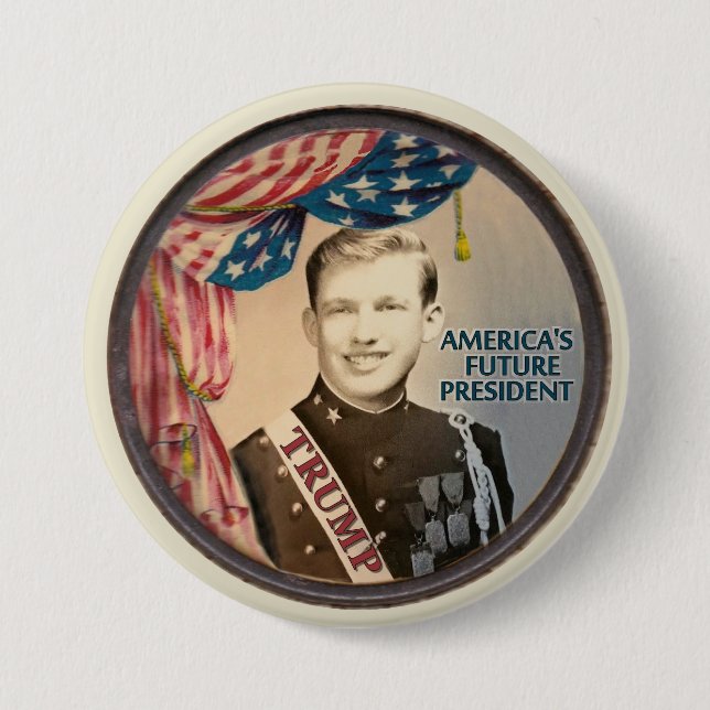 Donald Trump 2016 3 Inch Round Button (Front)