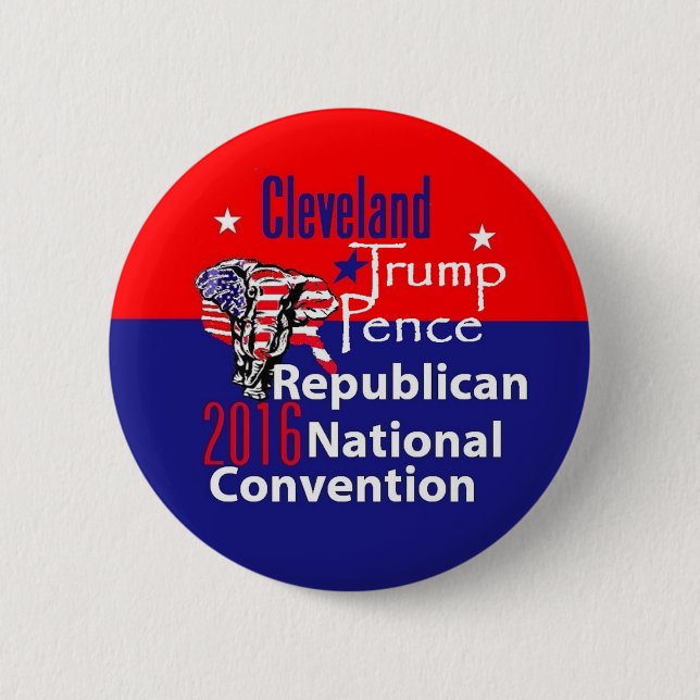 Donald TRUMP 2016 Button (Front)