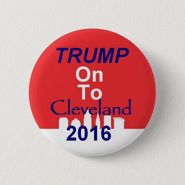 Donald TRUMP 2016 Button (Front)