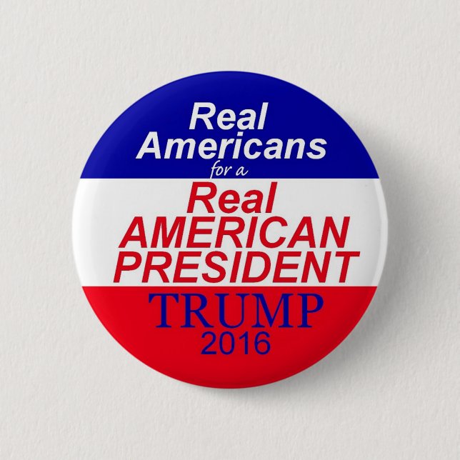 Donald TRUMP 2016 Button (Front)